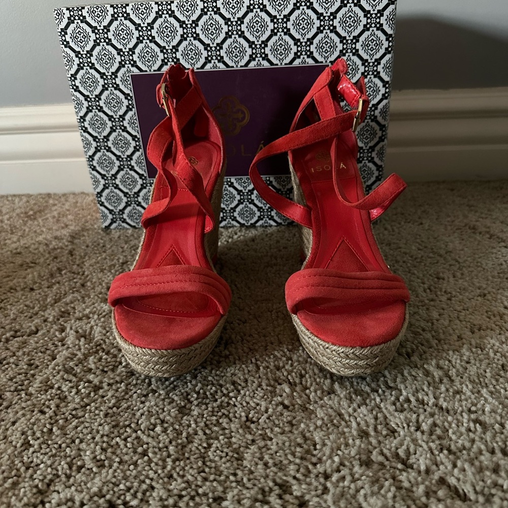 Isola Coral Espadrille Wedge Sandals
